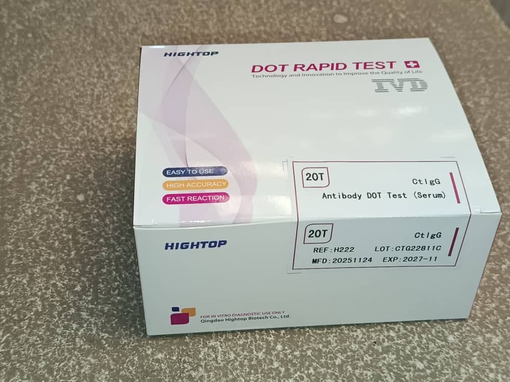 Chlamydiae IgG 20 DOT